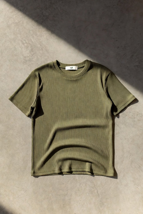 ribbed t-shirt